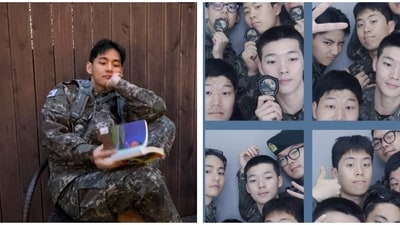 BTS' V dropped a number of pictures from his time during the military service. BTS' V dropped a number of pictures from his time during the military service.