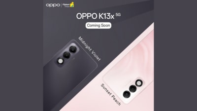 Oppo K13x 5G will come in Midnight Violet and Sunset Peach colours. (Oppo)