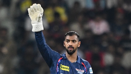 Nicholas Pooran gestures (AFP)
