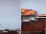 Snippets from a viral video that claims to show horrifying Ahmedabad plane crash. Snippets from a viral video that claims to show horrifying Ahmedabad plane crash.