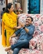 File photo of Neeraj Lavania and wife Aparna (Sourced)