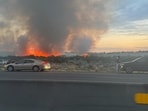 Massive fire in West Richland, Washington. Massive fire in West Richland, Washington.