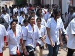 NEET PG 2025 revised list of exam cities has been released at natboard.edu.in. The direct link to check is given here. (HT File Photo)