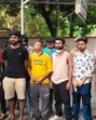 The accused arrested during a raid on a penthouse in Lucknow rented only a month back. (HT Photo) The accused arrested during a raid on a penthouse in Lucknow rented only a month back. (HT Photo)