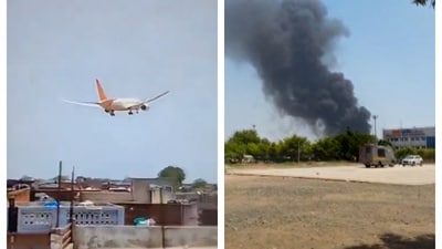 The Air India flight—AI171—was heading to London's Gatwick from Ahmedabad. (X) The Air India flight—AI171—was heading to London's Gatwick from Ahmedabad. (X)