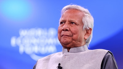 Indian authorities have not reacted to Muhammad Yunus’ remarks yet. (File/REUTERS)