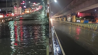 As flooding becomes a growing concern in rain-hit Bengaluru, real estate startups are launching proptech tools to help buyers make informed decisions. (Representational photo) (X/@blrcitytraffic) As flooding becomes a growing concern in rain-hit Bengaluru, real estate startups are launching proptech tools to help buyers make informed decisions. (Representational photo) (X/@blrcitytraffic)