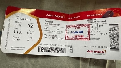 Vishwas Ramesh, a British national, said he and his brother Ajay were headed to London after visiting family in India (HT Photo) Vishwas Ramesh, a British national, said he and his brother Ajay were headed to London after visiting family in India (HT Photo)