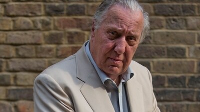British writer Frederick Forsyth poses for a portrait before an interview with AFP in London on September 13, 2016. 'The Day of The Jackal' author Frederick Forsyth has died at the age of 86. (File) (AFP)