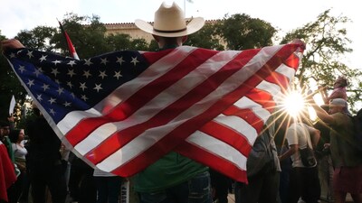 Anti ICE protests are happening in several US cities. (AP) Anti ICE protests are happening in several US cities. (AP)