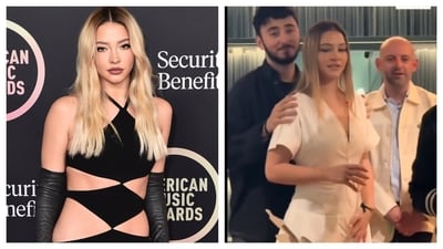 Madelyn Cline was spotted with DJ Zack Bia at an event in London, Madelyn Cline was spotted with DJ Zack Bia at an event in London,