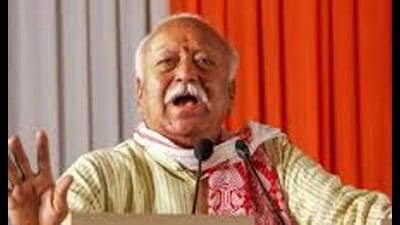 Mohan Bhagwat will stay in Mathura till June 14. (HT file)