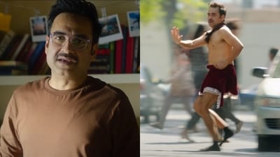 Pankj Tripathi in one of the scenes from Metro In Dino where he shot with minimal clothing,. Pankj Tripathi in one of the scenes from Metro In Dino where he shot with minimal clothing,.