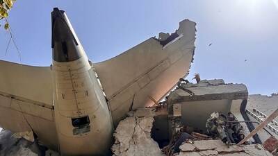 The London-bound Air India flight 171 passenger plane crashed on June 12 in Ahmedabad with 242 on board. (AFP) The London-bound Air India flight 171 passenger plane crashed on June 12 in Ahmedabad with 242 on board. (AFP)