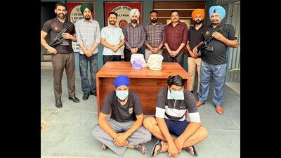 The accused, hailing from Tarn Taran, had taken an accommodation on rent in Zirakpur after fleeing their native village to avoid arrest. (HT Photo)