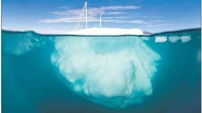 The climate-driven heat corresponded with melting of the Greenland ice sheet that was approximately 17 times higher than average for the period. (AFP file.) The climate-driven heat corresponded with melting of the Greenland ice sheet that was approximately 17 times higher than average for the period. (AFP file.)