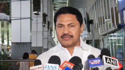 Congress leader Nana Patole speaking to media on Thursday. (PTI) Congress leader Nana Patole speaking to media on Thursday. (PTI)