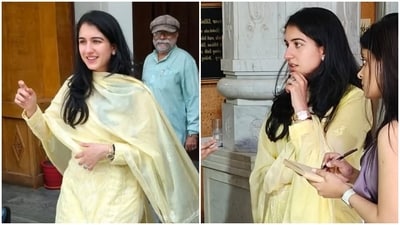 Radhika Merchant visits the Institute of Teaching and Research in Ayurveda (ITRA). Radhika Merchant visits the Institute of Teaching and Research in Ayurveda (ITRA).