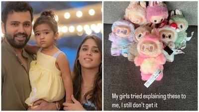 Rohit Sharma's post about Labubu dolls leaves the internet in splits. Rohit Sharma's post about Labubu dolls leaves the internet in splits.