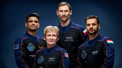 NASA said Thursday that it would monitor the cabin pressure on the Russian side of the ISS before the mission is launched. (Axiom Space - X) NASA said Thursday that it would monitor the cabin pressure on the Russian side of the ISS before the mission is launched. (Axiom Space - X)