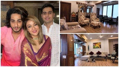 Urvashi Dholakia gave a glimpse inside her home on Farah Khan's show. Urvashi Dholakia gave a glimpse inside her home on Farah Khan's show.