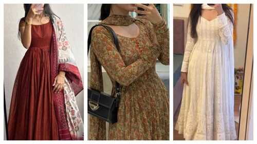 You can also wear Anarkali for dailywear by choosing light fabric, muted colours- avoiding the usual ornate style. (Pinterest) You can also wear Anarkali for dailywear by choosing light fabric, muted colours- avoiding the usual ornate style. (Pinterest)