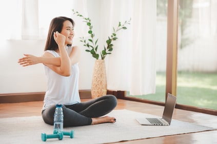 Stretching is an essential warm-up for your workout routine. (Shutterstock) Stretching is an essential warm-up for your workout routine. (Shutterstock)