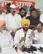 Congress leader Charanjit Singh Channi interacting during a press conference in Ludhiana on Thursday. (Gurpreet Singh/HT) Congress leader Charanjit Singh Channi interacting during a press conference in Ludhiana on Thursday. (Gurpreet Singh/HT)