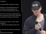 BTS member Jungkook’s ‘Make Tokyo Great Again’ hat has sparked controversy.(X)