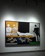 Mumbai, India. June 04, 2025: Twenty-five rare paintings by the late Indian modernist painter M.F. Husain are displayed at the Pundole Gallery in Hamilton House, South Mumbai.Mumbai, India. June 04, 2025. (Photo by Raju Shinde/HT Photo) (Hindustan Times)