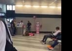 A woman’s meltdown at Milan airport over luggage weight went viral as she screamed and rolled on the floor. A woman’s meltdown at Milan airport over luggage weight went viral as she screamed and rolled on the floor.