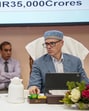 Union minister Manohar Lal Khattar with Jammu and Kashmir chief minister Omar Abdullah during a review meeting related to the power and housing projects in Srinagar on Thursday. (ANI) Union minister Manohar Lal Khattar with Jammu and Kashmir chief minister Omar Abdullah during a review meeting related to the power and housing projects in Srinagar on Thursday. (ANI)
