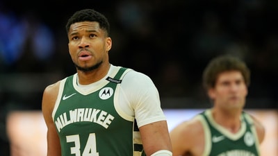Insiders suggest Giannis Antetokounmpo may explore options beyond the Milwaukee Bucks after their third consecutive first-round playoff exit. (AP)