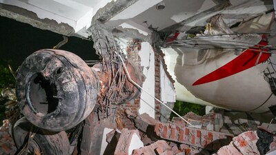 Air India confirmed that 241 people onboard the AI171 flight died in the crash. (Raju Shinde/HT Photo)