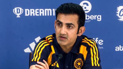 Indian Cricket Team head coach Gautam Gambhir addresses a press conference. (Video Grab) Indian Cricket Team head coach Gautam Gambhir addresses a press conference. (Video Grab)