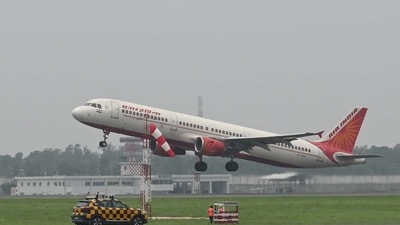 The Air India flight was carrying 156 passengers and the bomb threat was received on board the plane. ( Representational image) The Air India flight was carrying 156 passengers and the bomb threat was received on board the plane. ( Representational image)