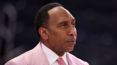 Stephen A. Smith has a new feud with Indiana Pacers guard Tyrese Haliburton amid the NBA Finals, and Cody Decker just jumped into it. (Getty Images via AFP)