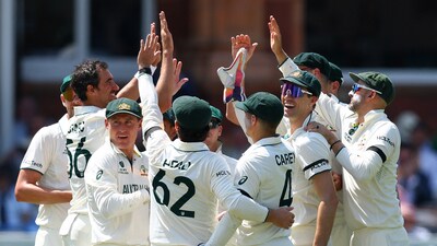 In his main role of Mitchell Starc dismissed Ryan Rickelton (six) and Wiaan Mulder (27) to leave the Proteas 70-2. (Action Images via Reuters)