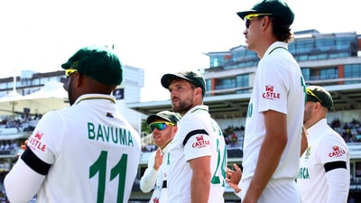 WTC final: Australia & South Africa observed 1 minute of silence before the start of play on Day 3 (Action Images via Reuters)