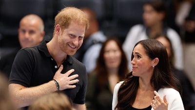 File photo of Britain's Meghan, Duchess of Sussex and Britain's Prince Harry, Duke of Sussex, at an event in Germany. (AFP) File photo of Britain's Meghan, Duchess of Sussex and Britain's Prince Harry, Duke of Sussex, at an event in Germany. (AFP)