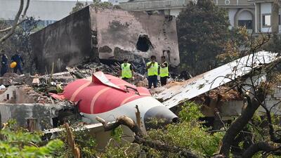 Forensic experts and DGCA officials examine the site of the crash on Friday. (Raju Shinde/HT Photo) Forensic experts and DGCA officials examine the site of the crash on Friday. (Raju Shinde/HT Photo)