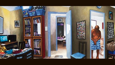 Home (2016) by Indian artist Sudhir Patwardhan. (Courtesy Sudhir Patwardhan / Vadehra Art Gallery) Home (2016) by Indian artist Sudhir Patwardhan. (Courtesy Sudhir Patwardhan / Vadehra Art Gallery)