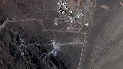 This handout satellite photo obtained from Planet Labs PBC and dated on May 20, 2025, shows an overview of Iran's Natanz nuclear facility, south of Tehran. (AFP) This handout satellite photo obtained from Planet Labs PBC and dated on May 20, 2025, shows an overview of Iran's Natanz nuclear facility, south of Tehran. (AFP)
