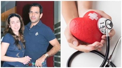 Karisma Kapoor's ex-husband Sunjay Kapur dies of heart attack; here's what you should know about heart attack signs, symptoms and prevention. (File Photo/ Instagram and Freepik) Karisma Kapoor's ex-husband Sunjay Kapur dies of heart attack; here's what you should know about heart attack signs, symptoms and prevention. (File Photo/ Instagram and Freepik)