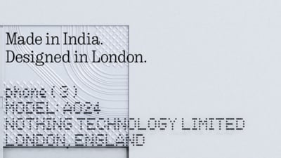 Nothing’s upcoming flagship, the Phone 3, will be manufactured in India. (Nothing)