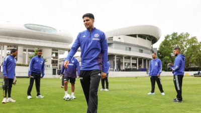 India Test captain Shubman Gill rains with other team members (BCCI) India Test captain Shubman Gill rains with other team members (BCCI)