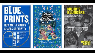 This week’s pick of interesting reads includes a book on the connection between mathematics and human creativity, stories passed down through generations in the Kashmir Valley, and a volume on the downfall of the founder of Bangladesh, Sheikh Mujibur Rahman. (Akash Shrivastav) This week’s pick of interesting reads includes a book on the connection between mathematics and human creativity, stories passed down through generations in the Kashmir Valley, and a volume on the downfall of the founder of Bangladesh, Sheikh Mujibur Rahman. (Akash Shrivastav)