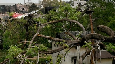 Debris of Air India flight 171 is pictured after it crashed in a residential area near the airport in Ahmedabad. (AFP) Debris of Air India flight 171 is pictured after it crashed in a residential area near the airport in Ahmedabad. (AFP)