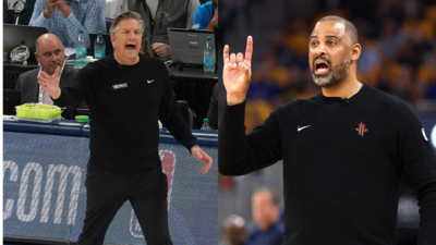 The New York Knicks continue their search for a new head coach, facing restrictions on interviews with candidates like Jason Kidd and Quin Snyder after being denied discussions with Chris Finch (L) and Ime Udoka, as reported by ESPN. (AP/Ezra Shaw/Getty Images/AFP) The New York Knicks continue their search for a new head coach, facing restrictions on interviews with candidates like Jason Kidd and Quin Snyder after being denied discussions with Chris Finch (L) and Ime Udoka, as reported by ESPN. (AP/Ezra Shaw/Getty Images/AFP)