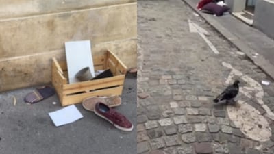 Paris’s less glamorous side went viral after a travel vlogger shared footage. (Instagram/doitforicecream) Paris’s less glamorous side went viral after a travel vlogger shared footage. (Instagram/doitforicecream)